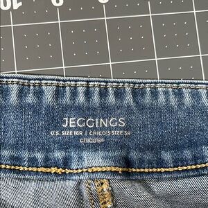 Chico's Blue Jeggings 3R